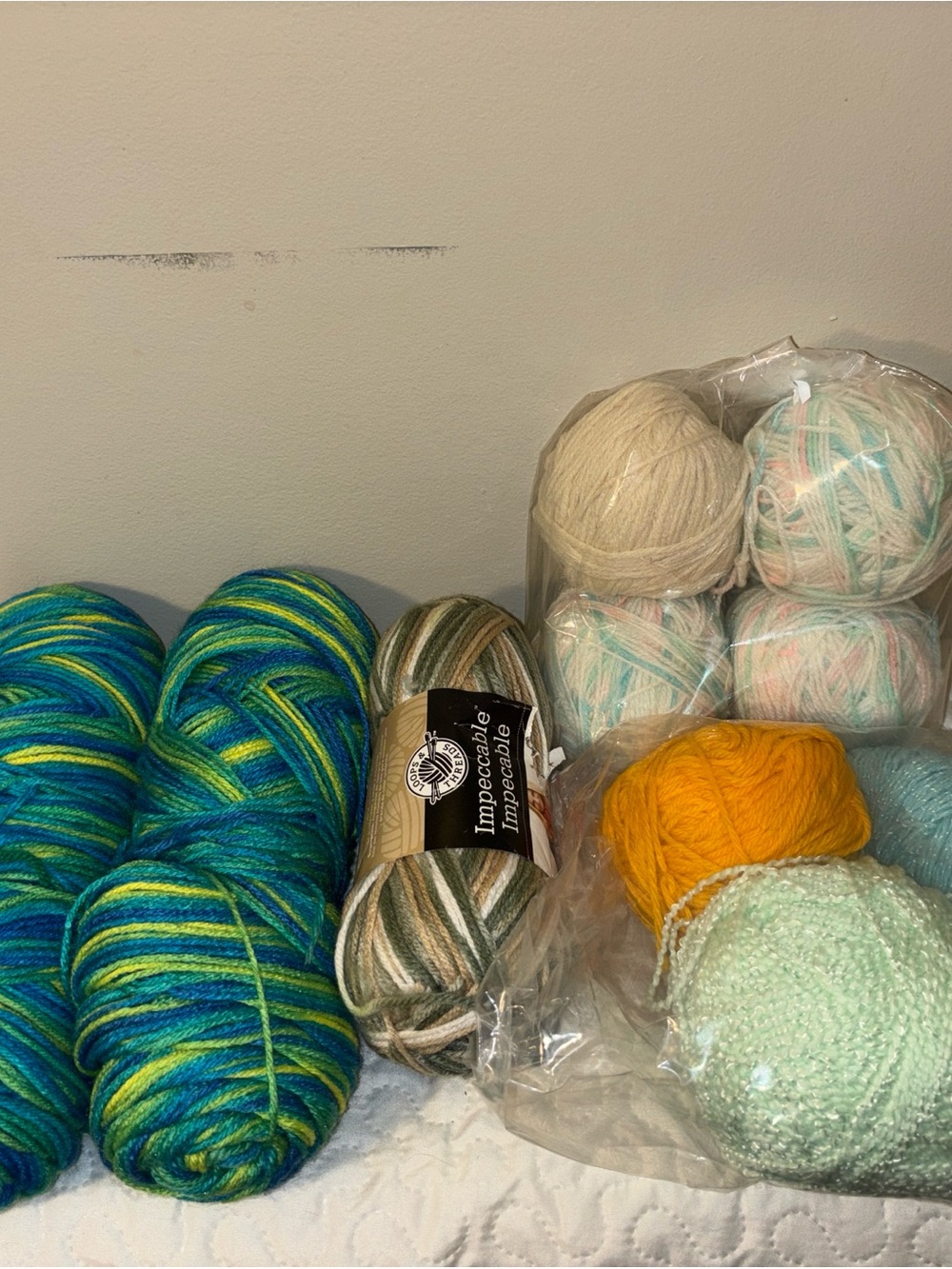 Impeccable Variegated Green & Teal Yarn Collection
